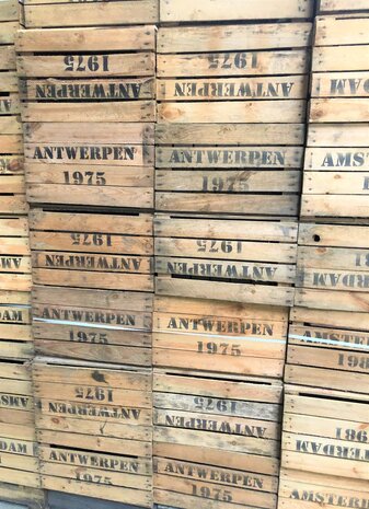 Pallet Antwerpen 1975 Fruitkisten 