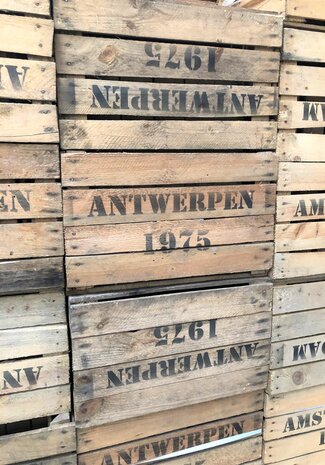 Pallet Antwerpen 1975 Fruitkisten 