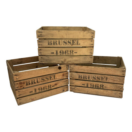 Pallet Brussel 1968 Fruitkisten 