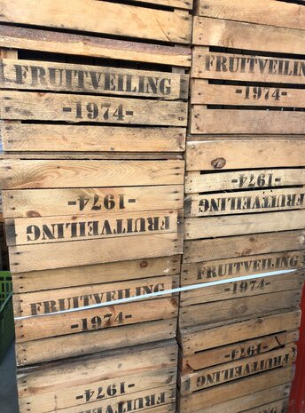 Pallet Fruitveiling 1974 Fruitkisten  TIJDELIJKE AANBIEDING