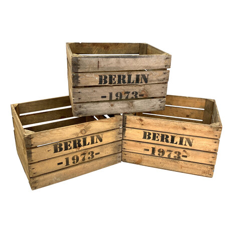 Pallet Berlin 1973 Fruitkisten 