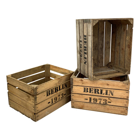 Pallet Berlin 1973 Fruitkisten 