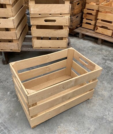Stevige Houten kist L54 nieuw ( Geschikt voor binnenbak chafing dish  )  