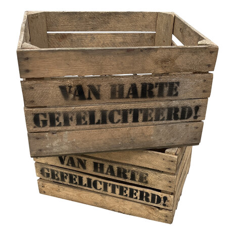 Fruitkist  - Van harte gefeliciteerd!