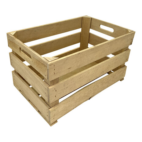 Stevige Houten kist L54 nieuw ( Geschikt voor binnenbak chafing dish  )  