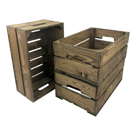 Pallet - Kist nieuw Old Brown 55.5cm (Geschikt voor waterbak en binnenbak&nbsp;chafing dish&nbsp; ) pallet