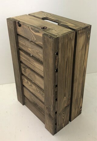 Pallet - Kist nieuw Old Brown 55.5cm (Geschikt voor waterbak en binnenbak&nbsp;chafing dish&nbsp; ) pallet