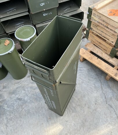 Munitiekist metaal 80x31x15,5cm - Zonder deksel