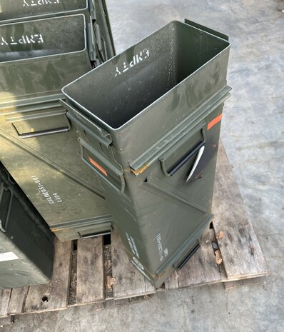 Munitiekist metaal 80x31x15,5cm - Zonder deksel