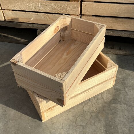 Nieuw houten kistje L34xB20xH12