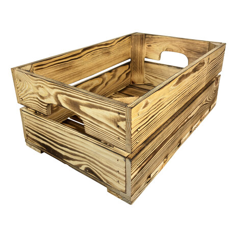 Pallet - Kist nieuw Gebrand 55.5cm (Geschikt voor waterbak en binnenbak&nbsp;chafing dish&nbsp; )