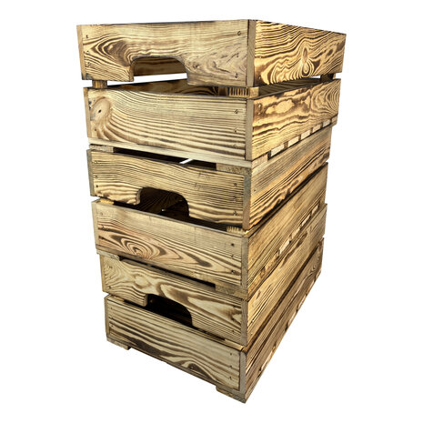 Pallet - Kist nieuw Gebrand 55.5cm (Geschikt voor waterbak en binnenbak&nbsp;chafing dish&nbsp; )