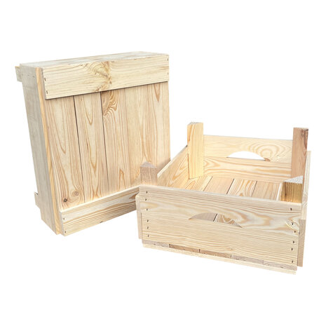 Stevig fruitkistje nieuw met handvaten L40cm xB35cm xH19cm