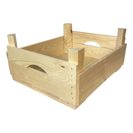 Stevig fruitkistje nieuw met handvaten L40cm xB35cm xH19cm