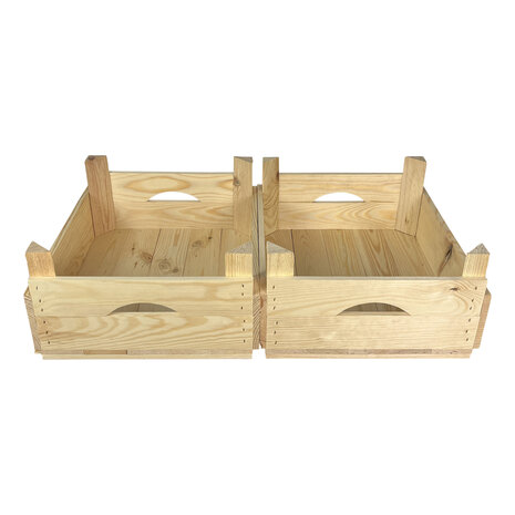 Stevig fruitkistje nieuw met handvaten L40cm xB35cm xH19cm