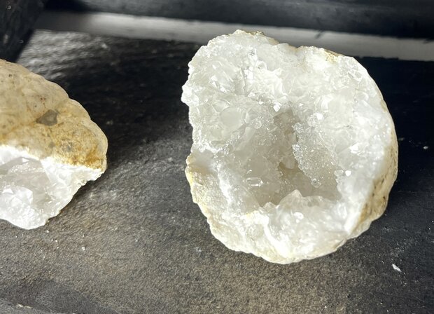 Bergkristal geode assorti 4-5 cm