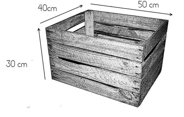 Fruitkist drie planks 