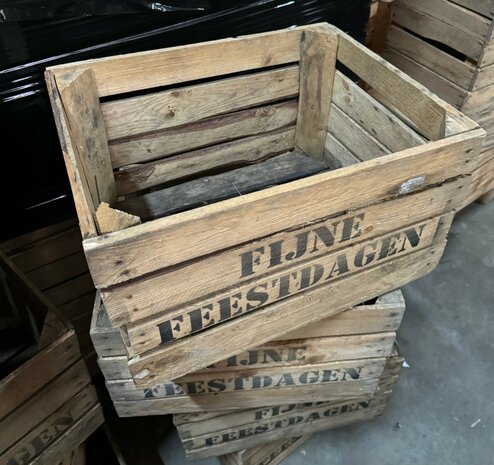 Fruitkist  - Fijne Feestdagen ruig 