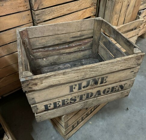 Fruitkist  - Fijne Feestdagen ruig 