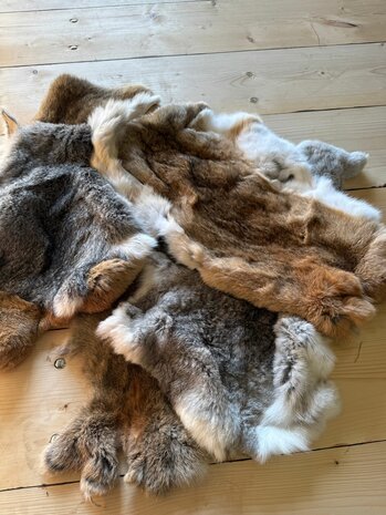 Konijnenvacht Natural ass  2e keus