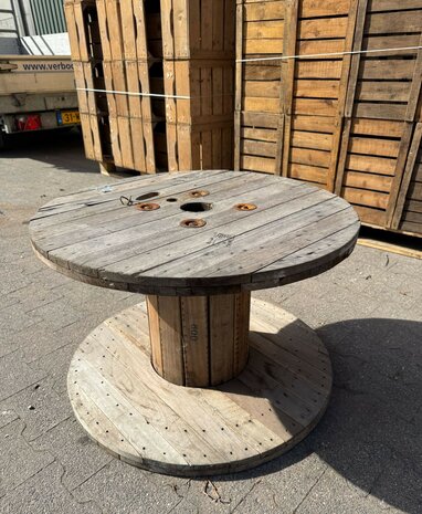 Houten haspel gebruikt 70x62 - alleen ophalen. 