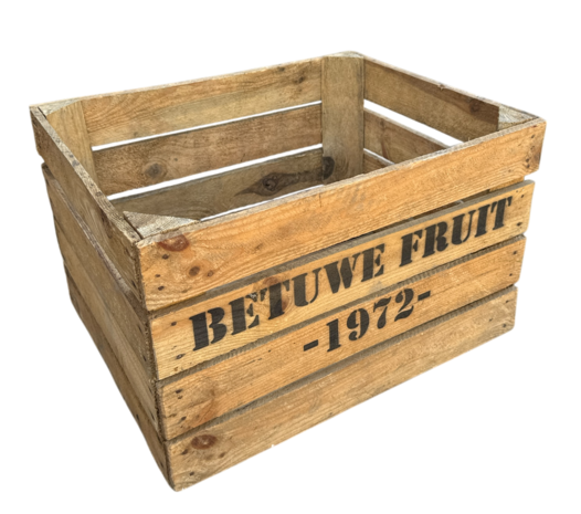 Fruitkist Betuwe Fruit 1972 -  50x40x30 