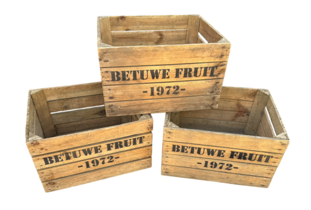 Fruitkist Betuwe Fruit 1972 -  50x40x30 