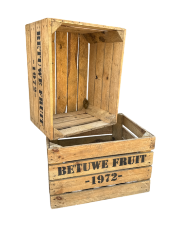 Fruitkist Betuwe Fruit 1972 -  50x40x30 