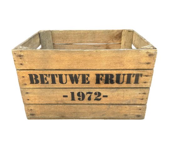 Fruitkist Betuwe Fruit 1972 -  50x40x30 