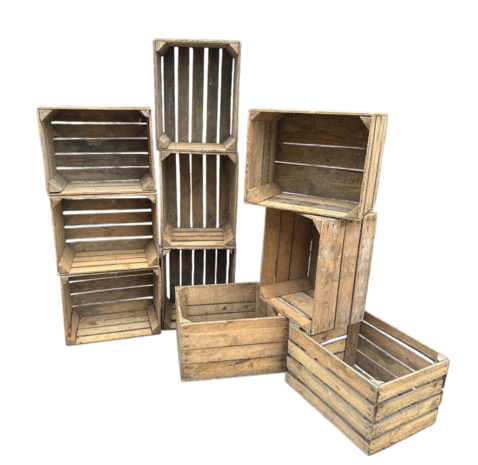 Pallet  - Ruige veilingkist blanco
