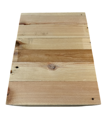 Kistje met losse deksel zeer stevig, nieuw gemaakt van gebruikt hout - Naturel 40cm 