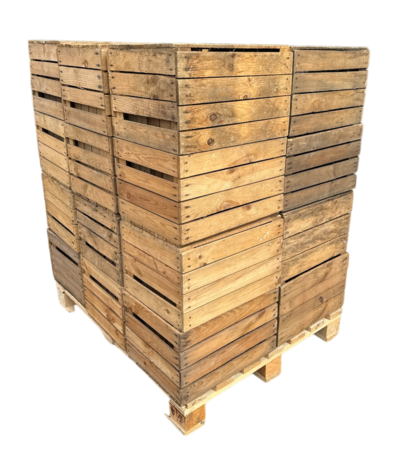 Pallet Fruitkisten blanco   