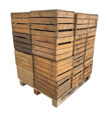 Pallet Fruitkisten blanco   