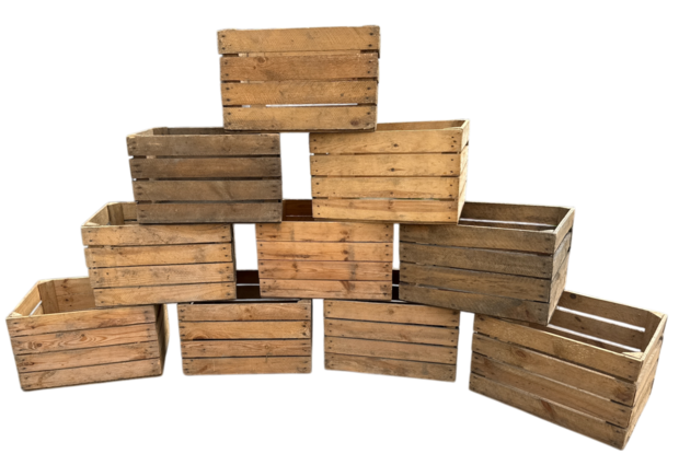 Pallet Fruitkisten blanco   