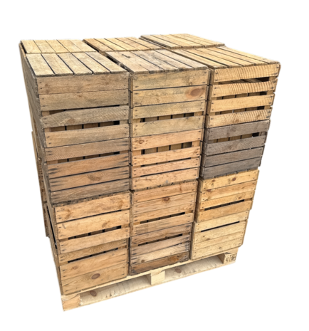 Pallet Fruitkisten blanco   