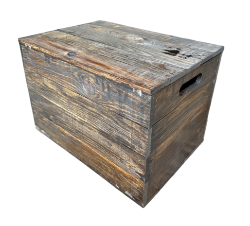 Klepkist met vaste deksel nieuw Antique Brown 48.5cm 