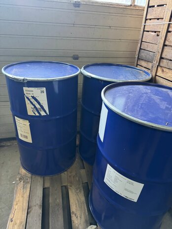 Vat 200 liter Blauw glad