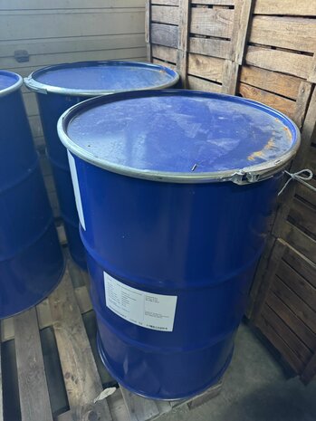 Vat 200 liter Blauw glad