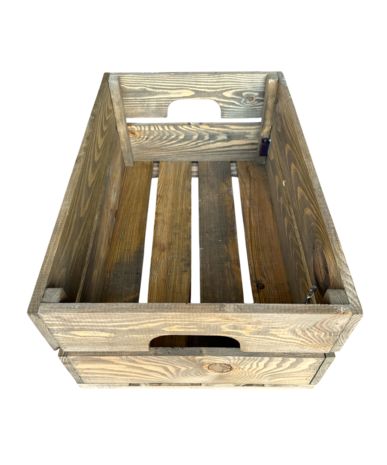 Licht beschadigd (4x) Kist voor gastronormbak nieuw Old Brown 55.5cm  losse plank - magneetjes( Geschikt voor waterbak en binnenbak&nbsp;chafing dish&nbsp; )