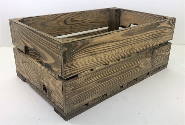 Licht beschadigd - (4x) Kist nieuw Old Brown 55.5cm (Geschikt voor waterbak en binnenbak&nbsp;chafing dish&nbsp; )