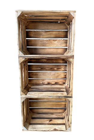 Stevig kistje nieuw handgreep  L40cm xB30cm xH23cm  Gebrand