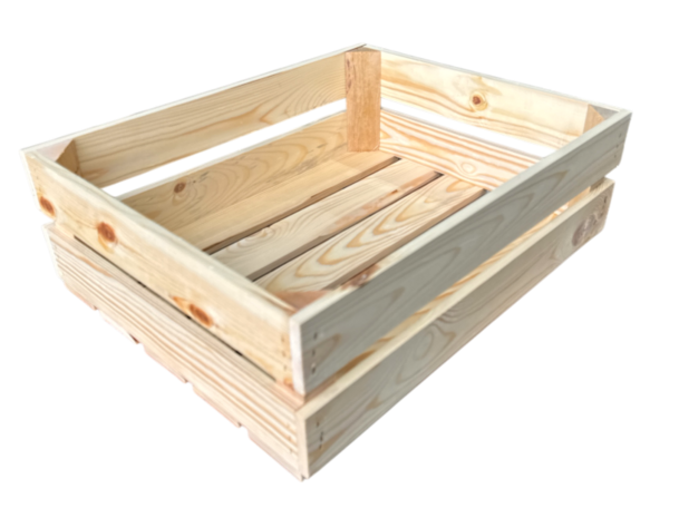 Kist laag 50x40x16cm Naturel