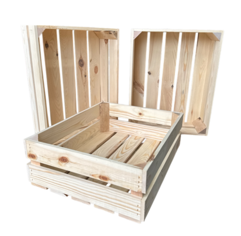 Kist laag 50x40x16cm Naturel