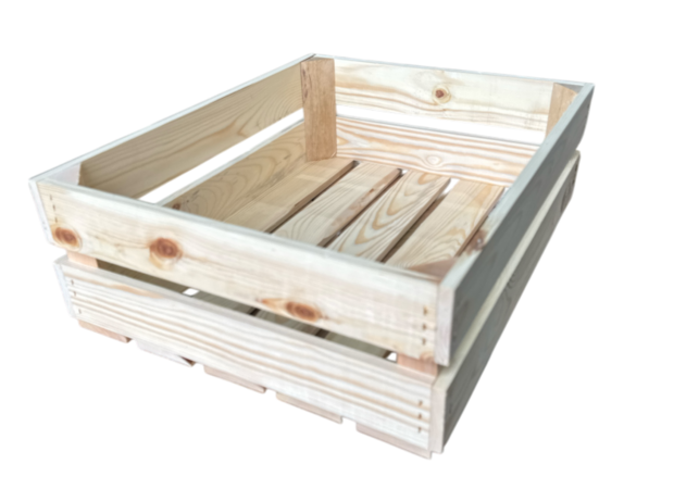 Kist laag 50x40x16cm Naturel