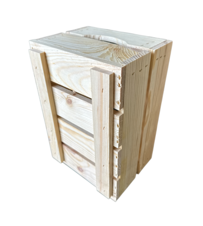 Klein stevig kistje nieuw met handgrepen L29xB20xH15