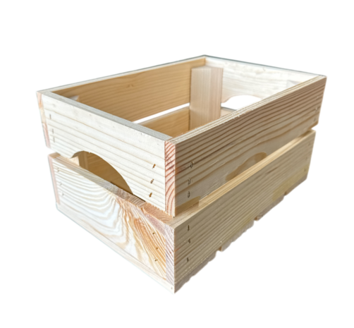 Klein stevig kistje nieuw met handgrepen L29xB20xH15