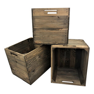 Pallet KALLAX kist OldBrown