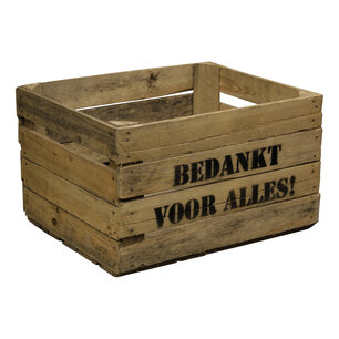 Fruitkist - Bedankt voor alles Fruitkist - Bedankt voor alles