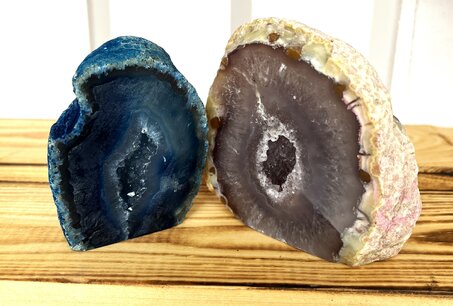 Agaat Geode Set x3 assorti Agaat Geode Set x3 assorti