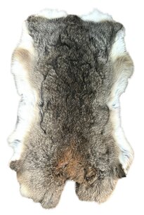 Konijnenvacht Wildkleur - Bruin-grijs-wit AA Kwaliteit Konijnenvacht Wildkleur - Bruin-grijs-wit AA Kwaliteit